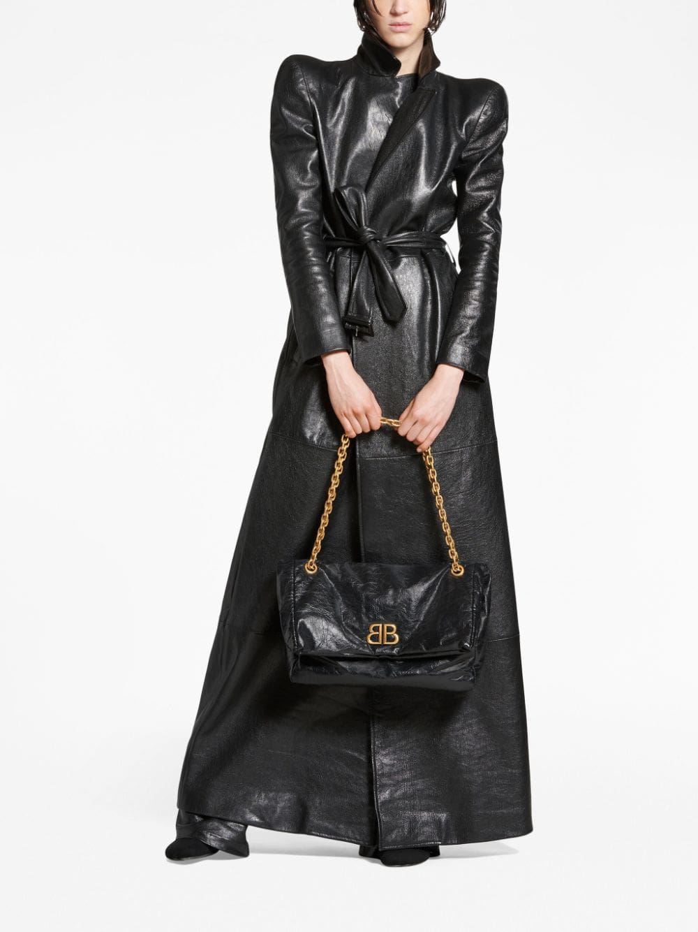 Balenciaga medium Monaco chain-strap shoulder bag - Image 2