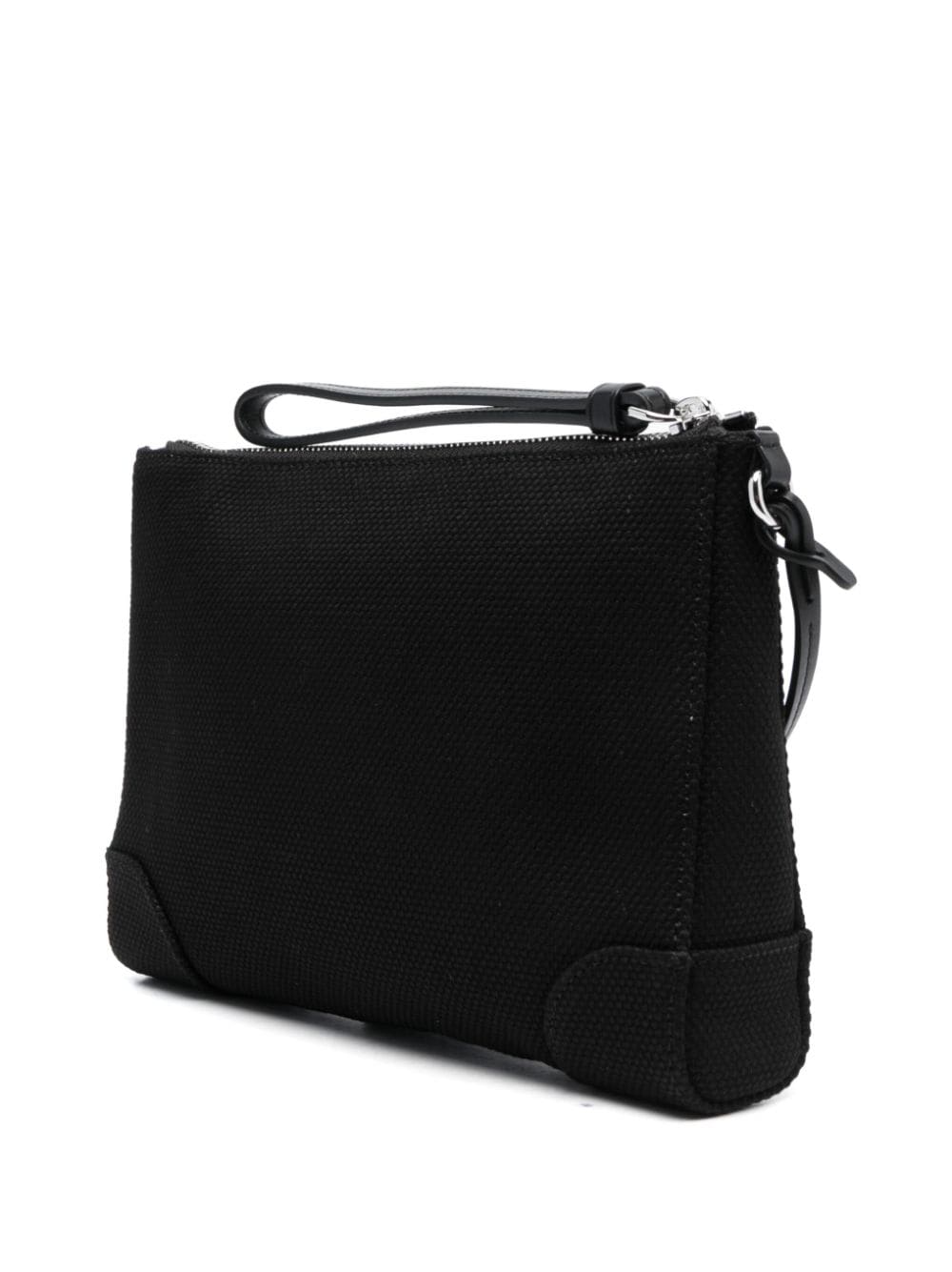 Kenzo logo-debossed canvas clutch bag - Image 3