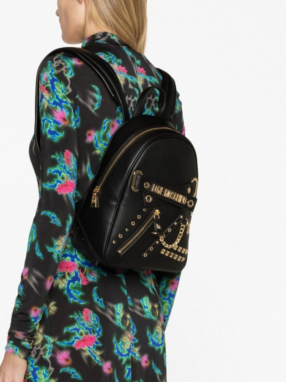 Love Moschino logo-lettering backpack - Image 3