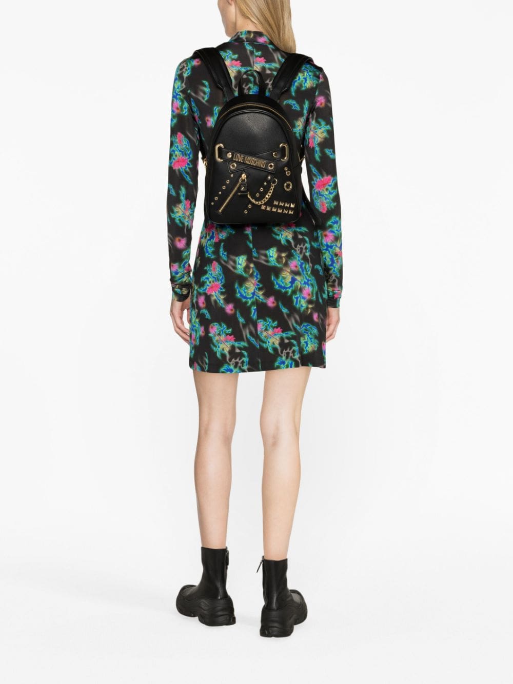 Love Moschino logo-lettering backpack - Image 2