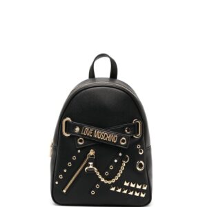 Love Moschino logo-lettering backpack