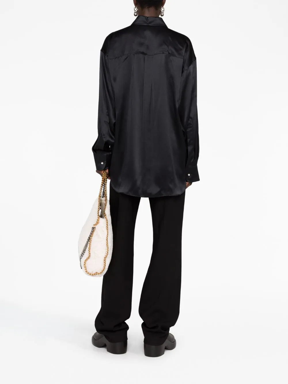 Stella McCartney pearl-print silk shirt - Image 4