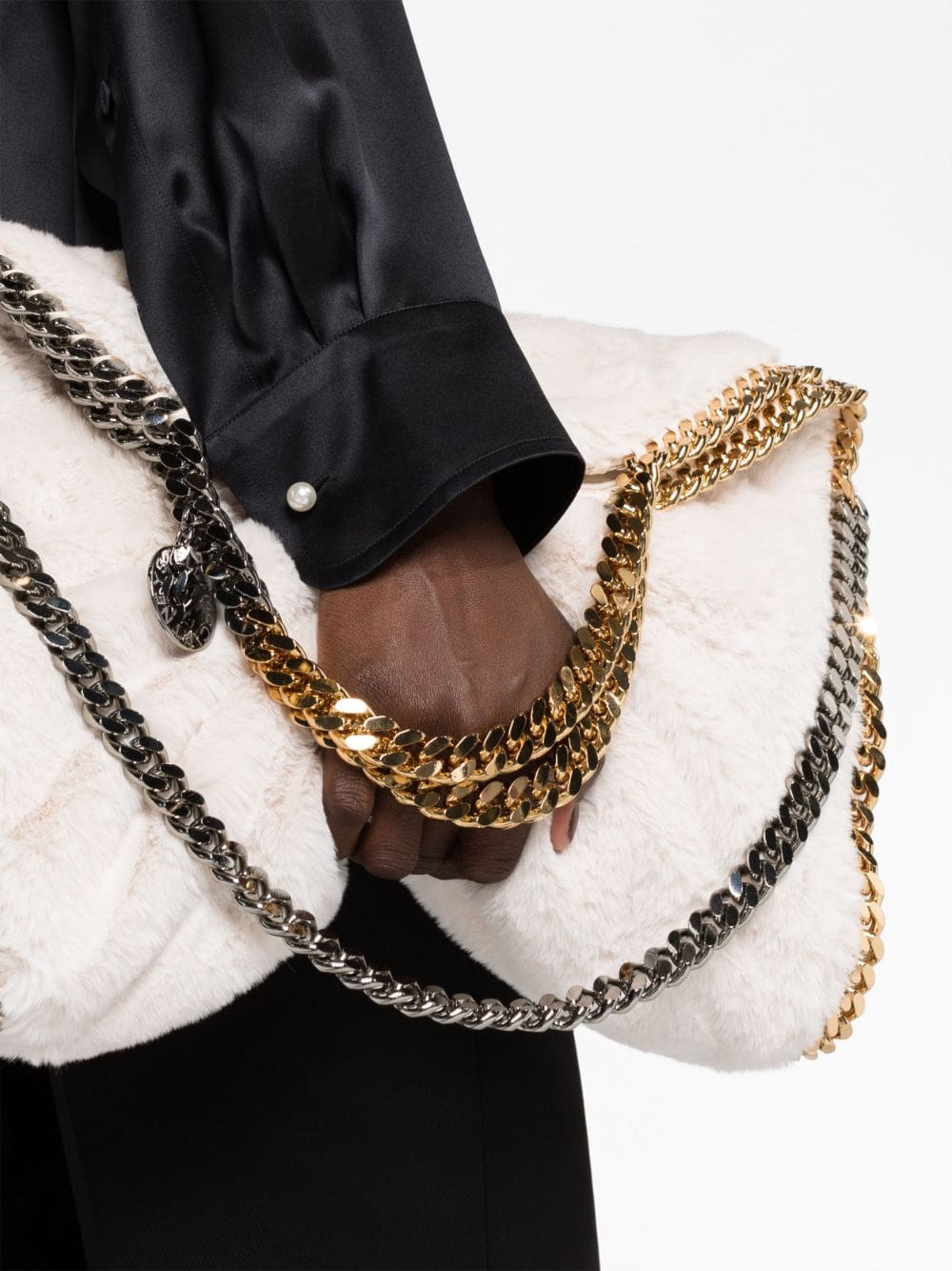 Stella McCartney Falabella faux-fur tote bag - Image 3