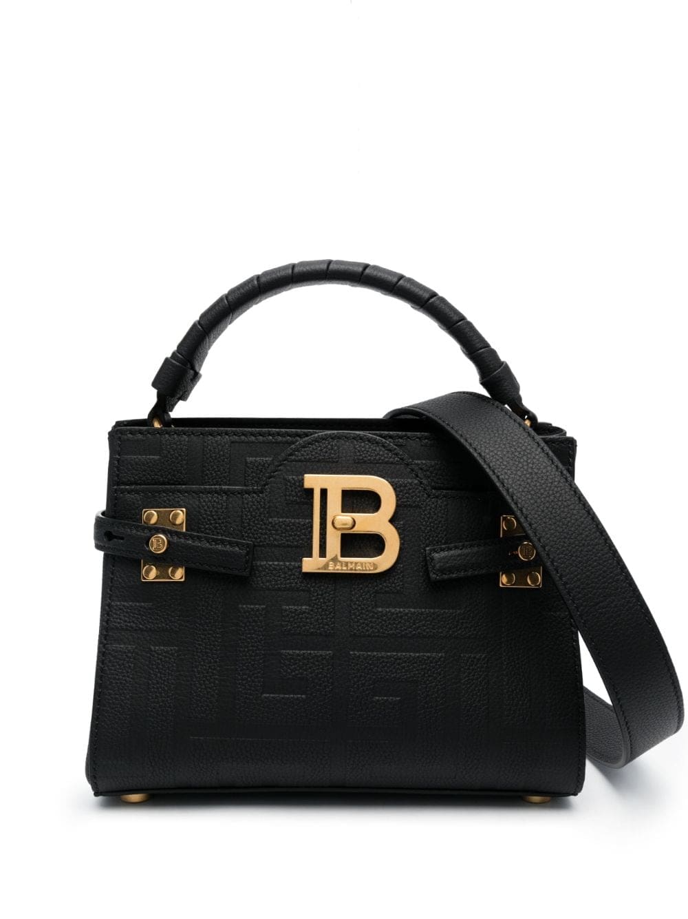 Balmain B-Buzz 22 leather tote bag