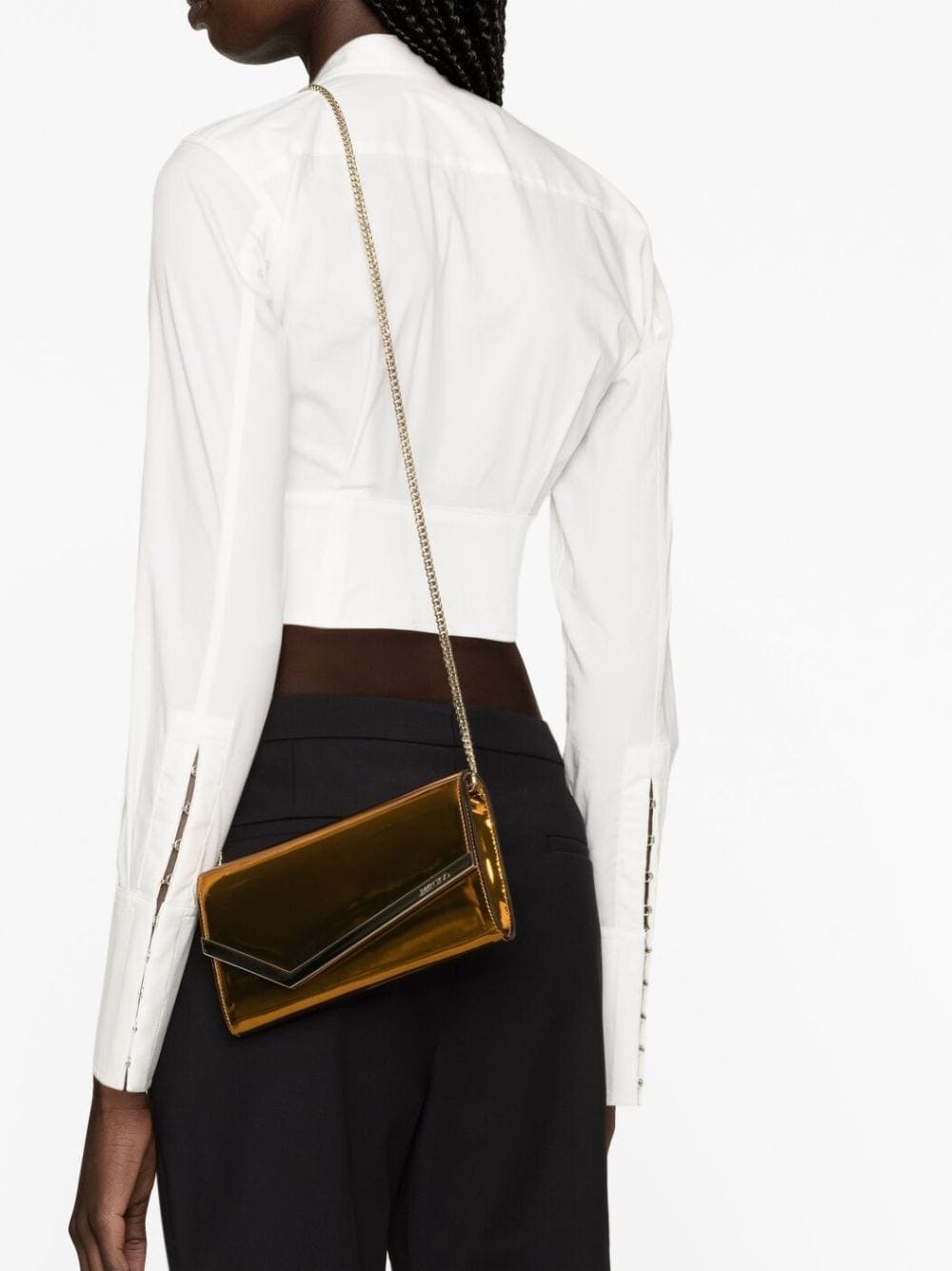 Jimmy Choo Emmie leather crossbody bag - Image 3
