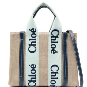 Chloé Woody logo-print tote bag