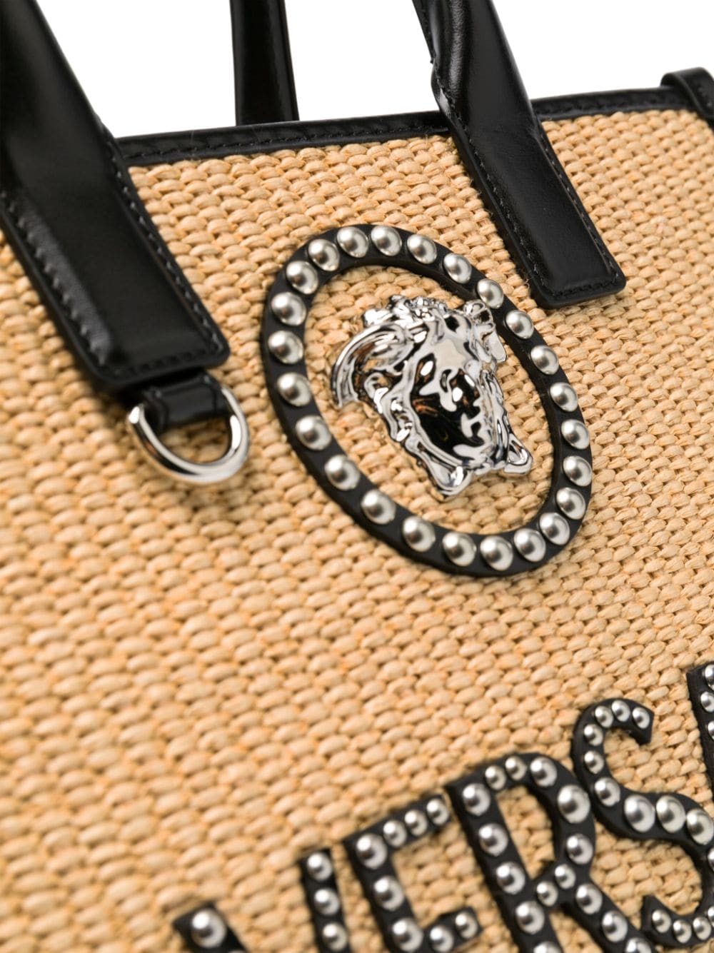 Versace small La Medusa studded tote bag - Image 5