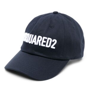DSQUARED2 logo-embroidered cotton cap