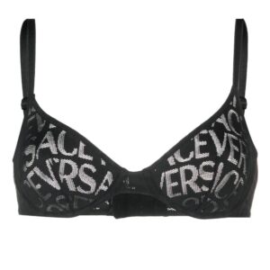 Versace  Versace Allover mesh underwire bra