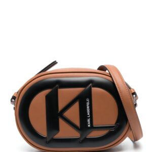 Karl Lagerfeld logo-embossed crossbody bag
