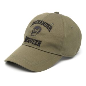 Alexander McQueen embroidered-motif baseball cap