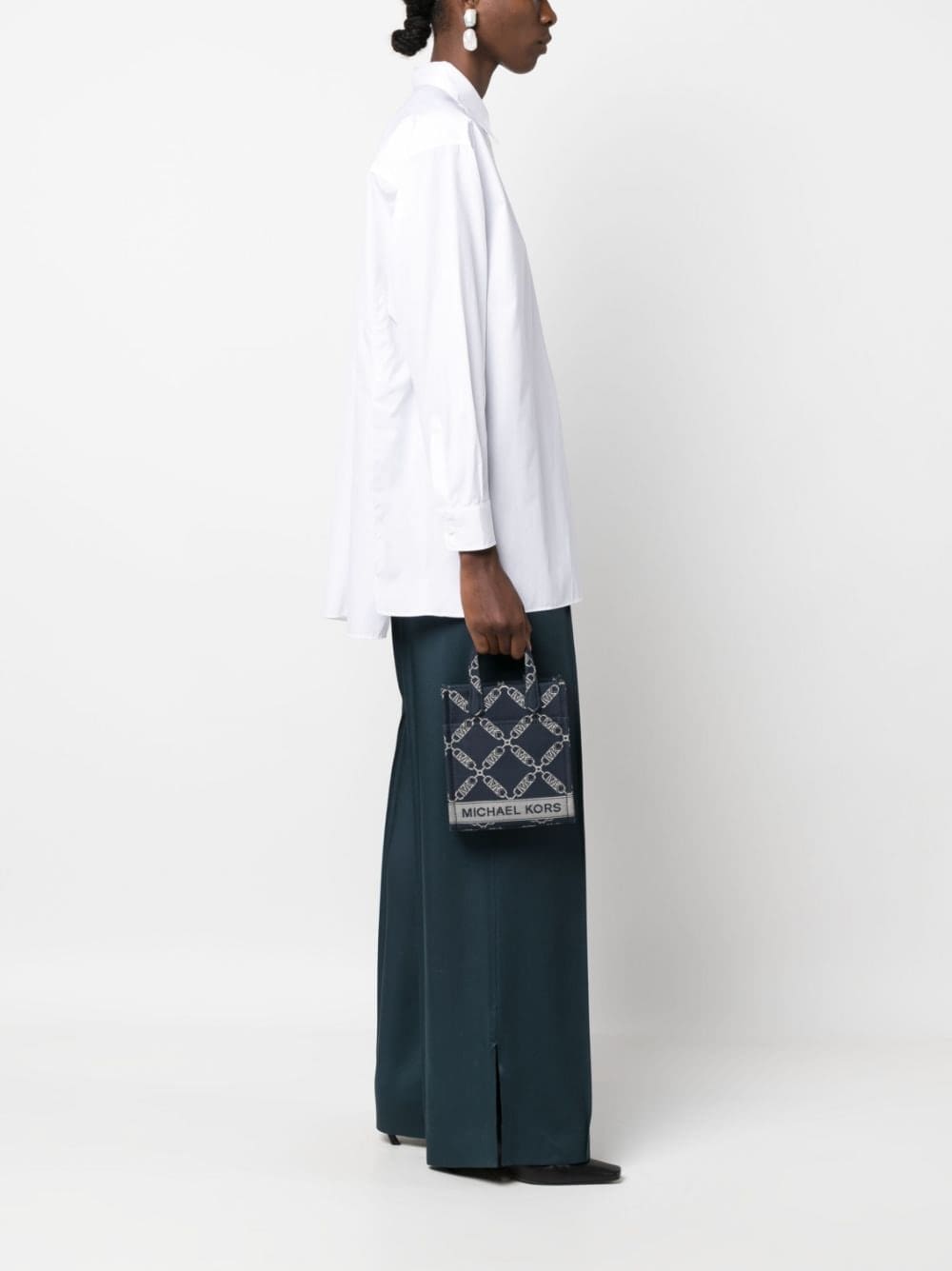 Michael Michael Kors Gigi Empire logo-jacquard crossbody bag - Image 2