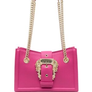 Versace Jeans Couture logo-engraved buckle shoulder bag