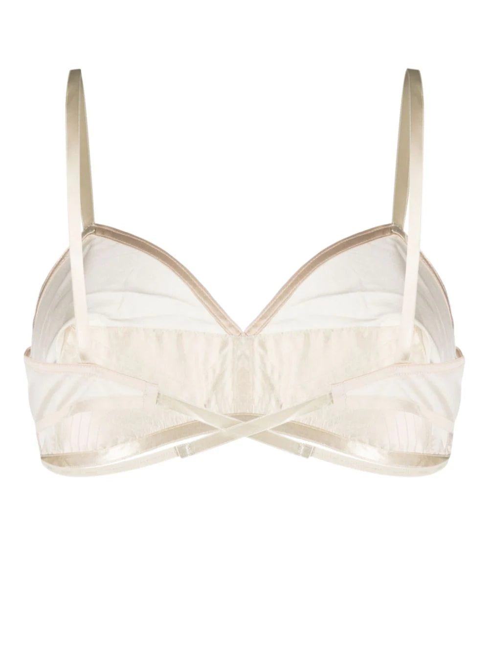 Maison Margiela bow-detail mesh bra - Image 2