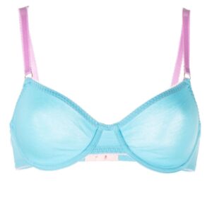 Dora Larsen Peony contrasting-trim underwire bra