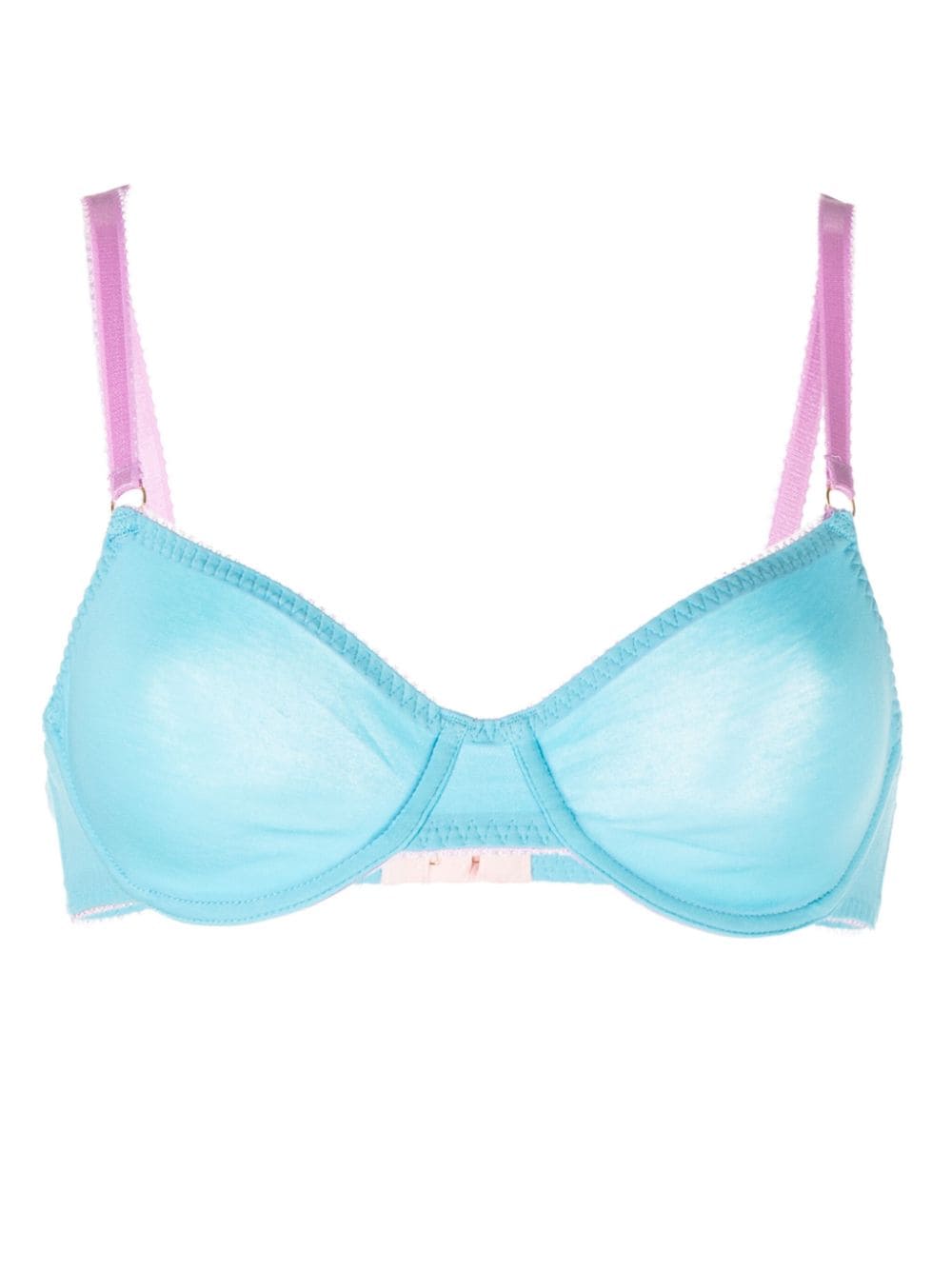 Dora Larsen Peony contrasting-trim underwire bra