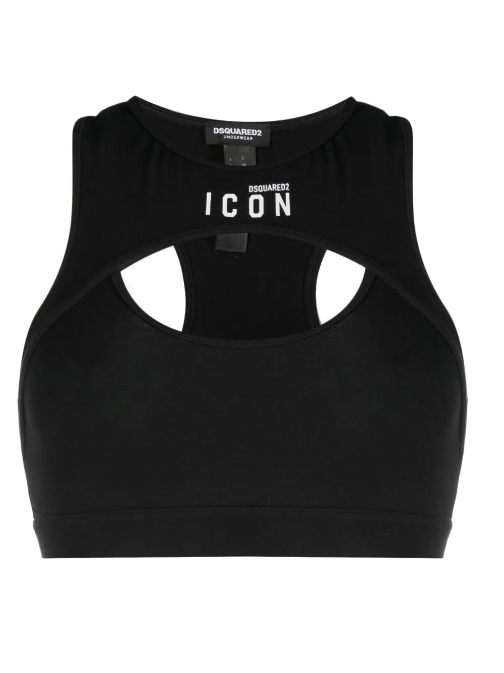 DSQUARED2 Be Icon cut-out sports bra