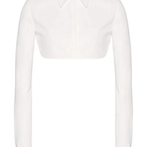 Valentino Garavani  Compact Popeline cropped shirt
