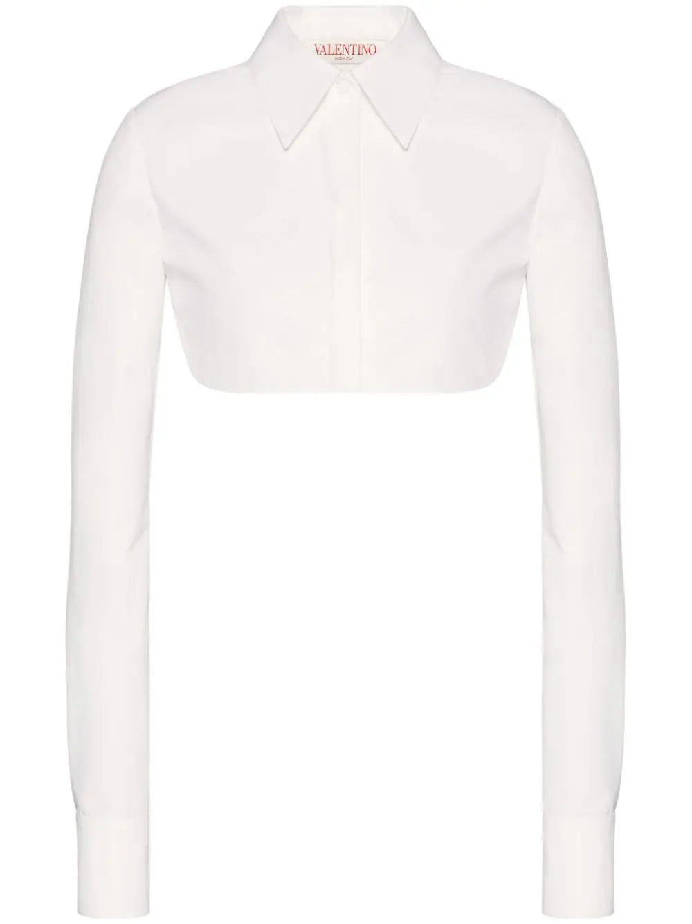 Valentino Garavani Compact Popeline cropped shirt
