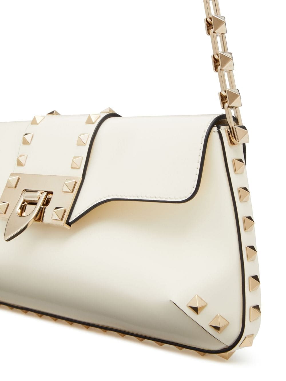 Valentino Garavani Rockstud brushed-leather shoulder bag - Image 5