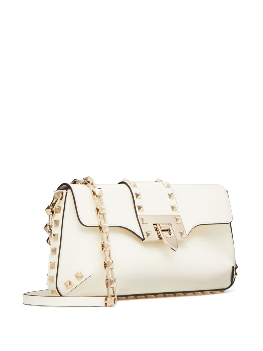 Valentino Garavani Rockstud brushed-leather shoulder bag - Image 4