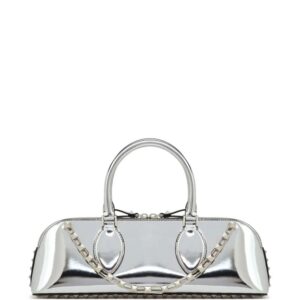 Valentino Garavani  Rockstud East-West leather bucket bag