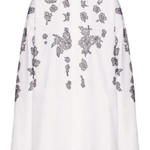 Valentino Garavani  Compact Popeline embroidered-detail shirt