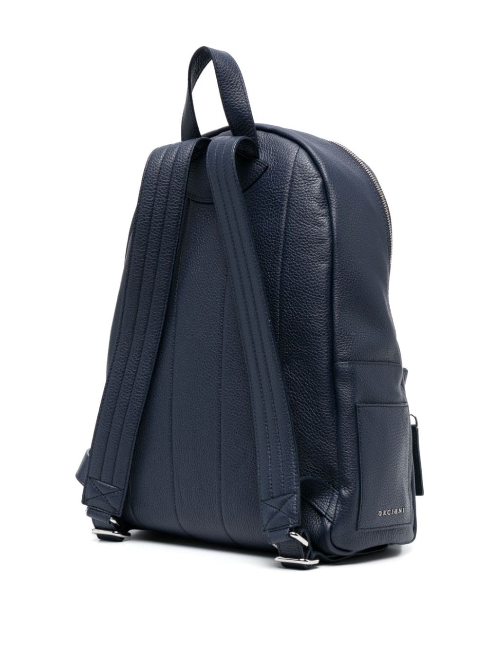 Orciani logo-plaque leather backpack - Image 4