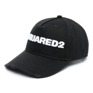 DSQUARED2 logo-embroidered coton cap