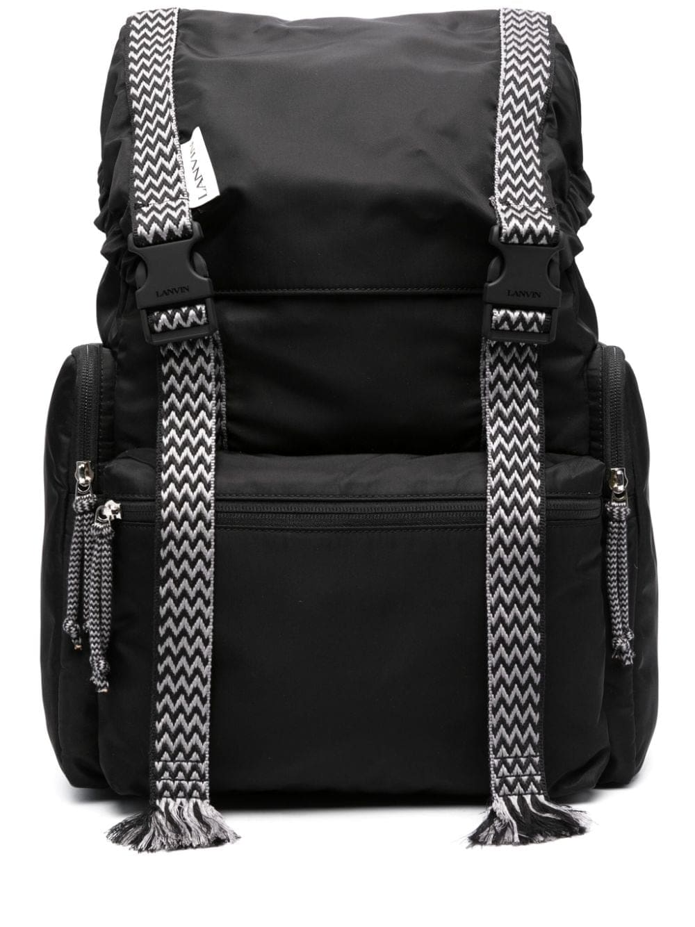 Lanvin Curb strap-detail backpack