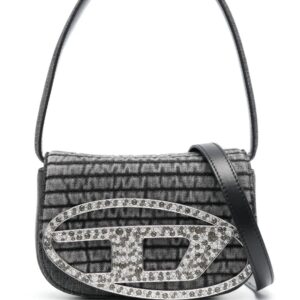 Diesel 1dr denim shoulder bag