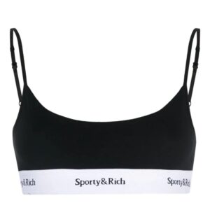 Sporty & Rich  Serif Logo-underband bra