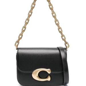 Coach Idol logo-plaque leather shoulder bag