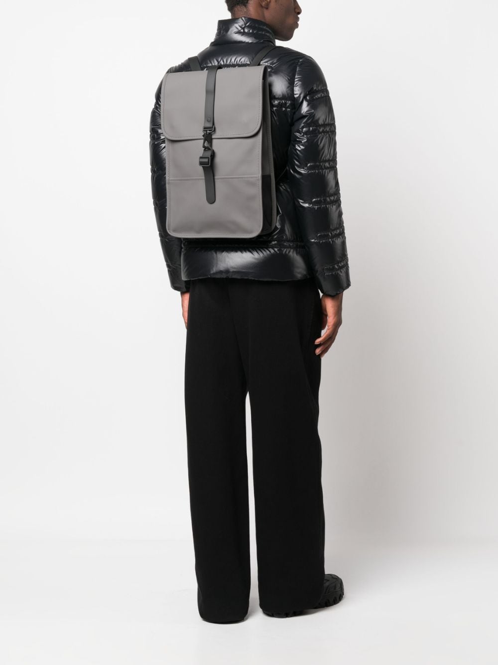 Rains carabiner-fastening waterproof backpack - Image 3