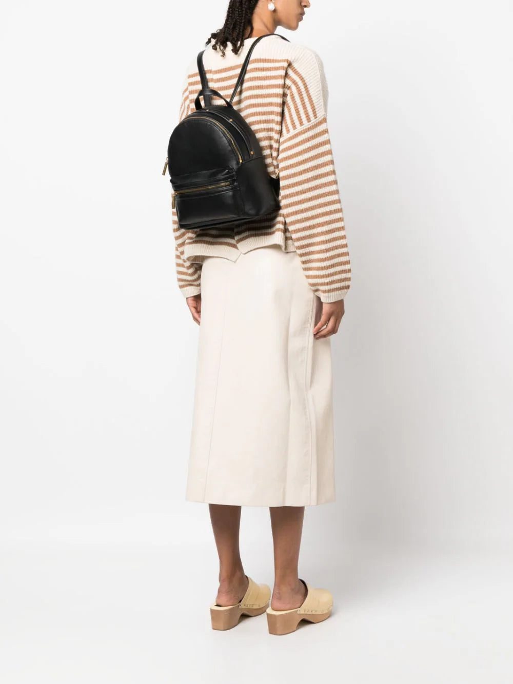 LIU JO logo-lettering contrast-lining backpack - Image 2