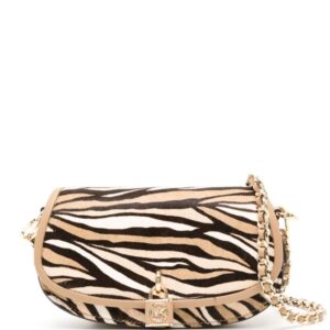 Michael Kors small Mila animal-patter satchel bag