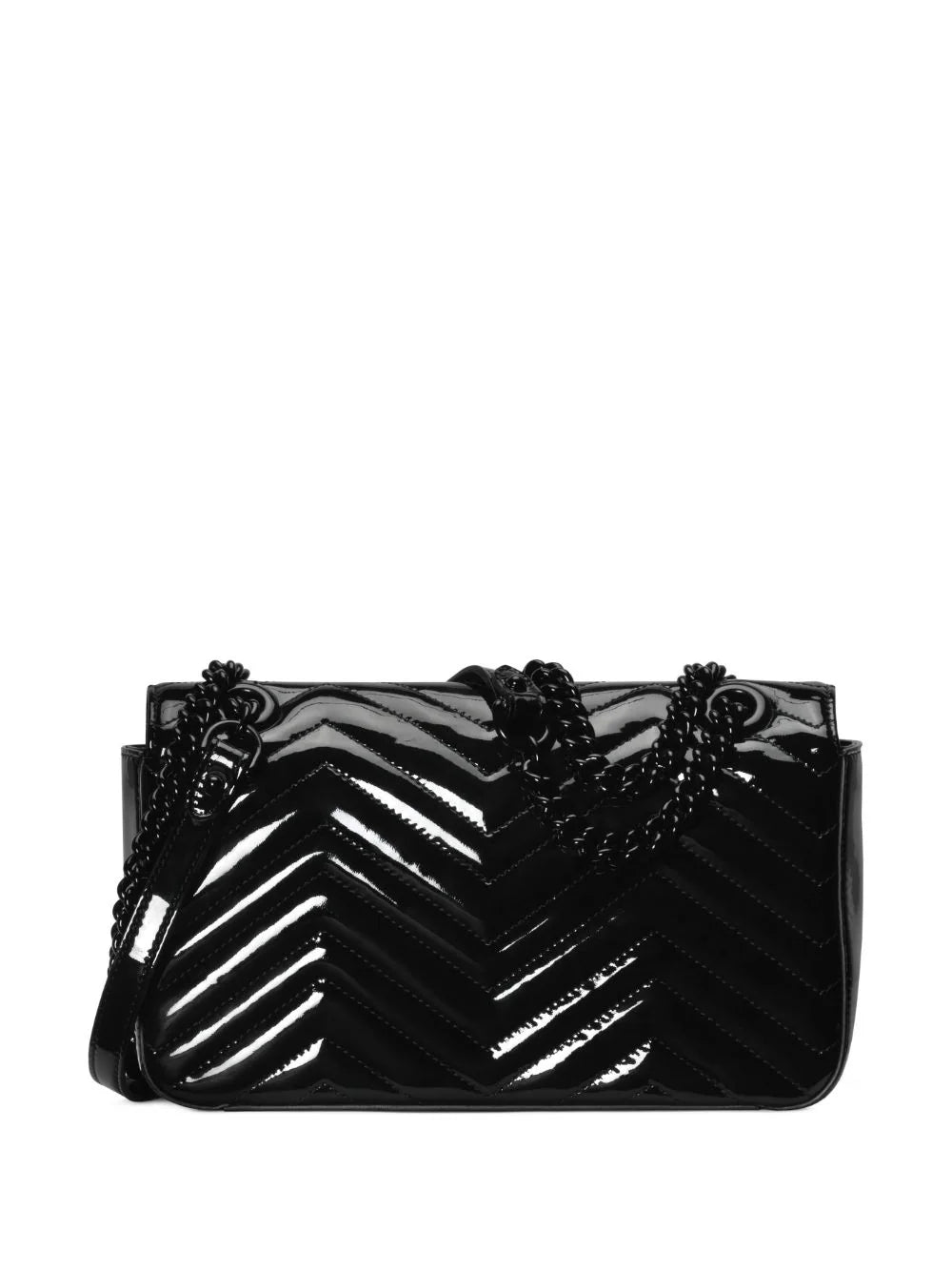 Gucci small GG Marmont patent-leather shoulder bag - Image 4