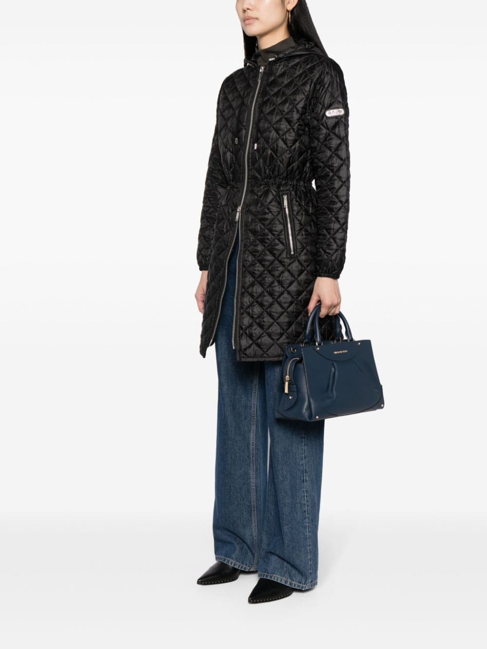 Michael Kors medium Enzon leather crossbody bag - Image 2