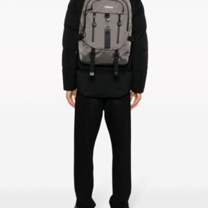 Premiata Venture logo-plauqe backpack