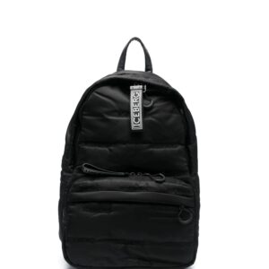 Iceberg logo-embroidered tonal-design backpack