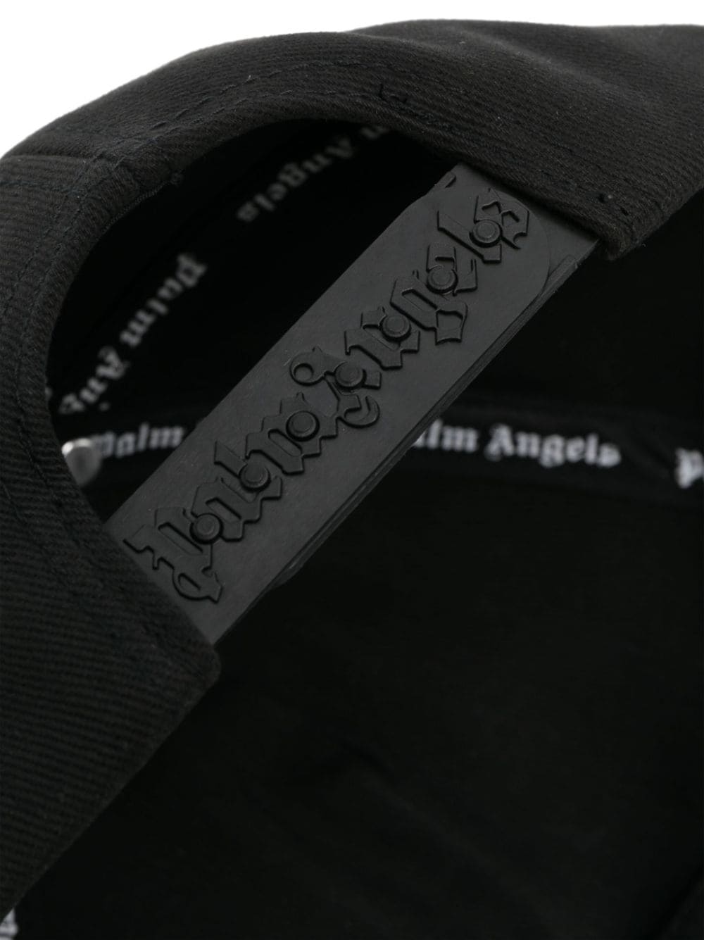Palm Angels logo-print cotton cap - Image 2