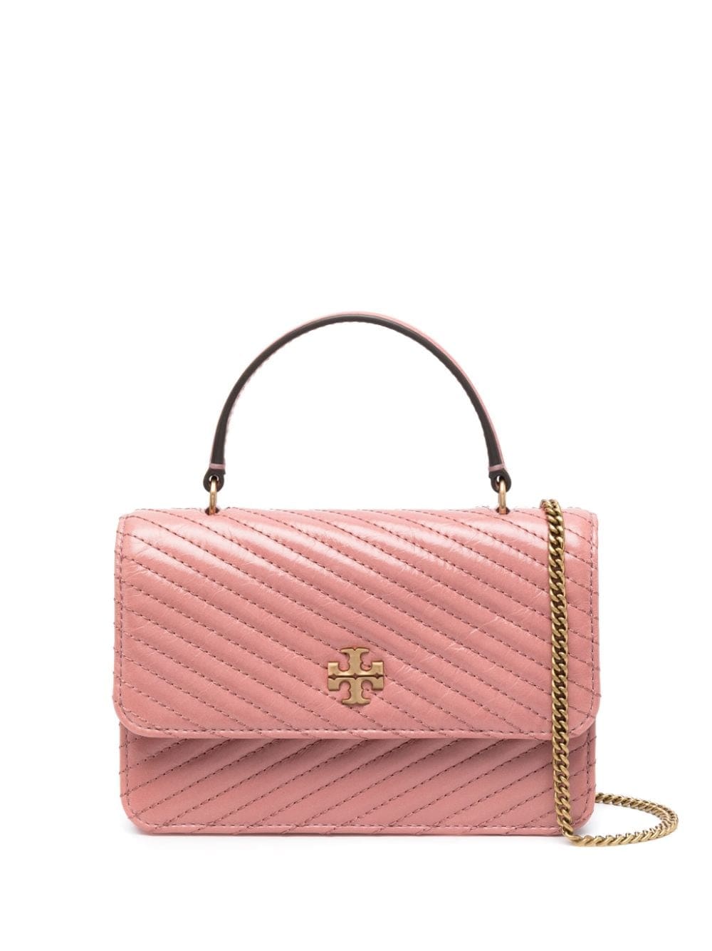 Tory Burch Kira Moto Quilt crossbody bag