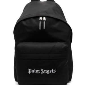 Palm Angels logo-embroidered backpack