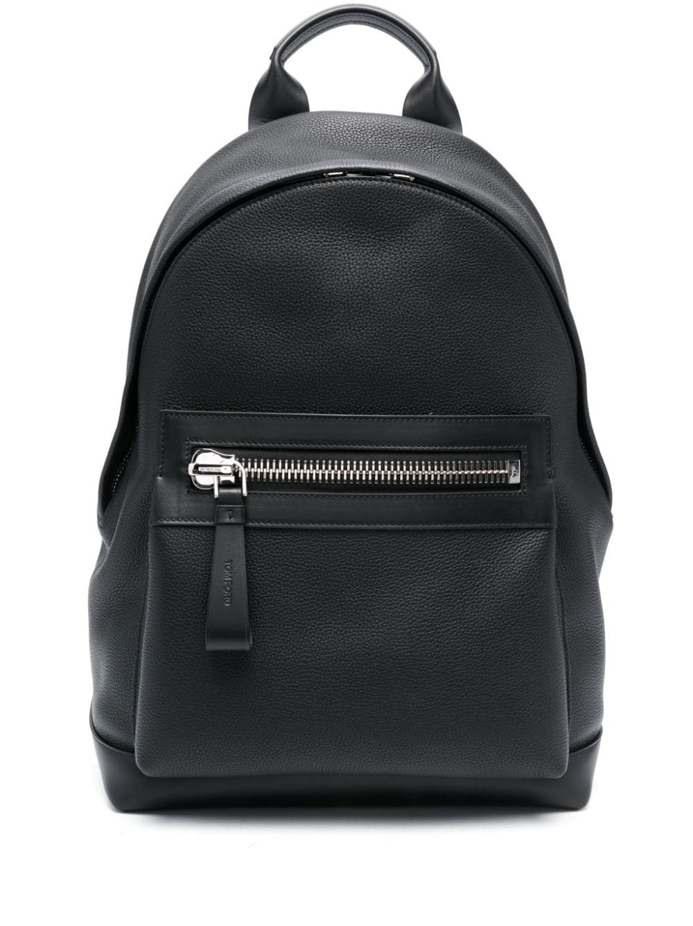 TOM FORD zip-pocket leather backpack