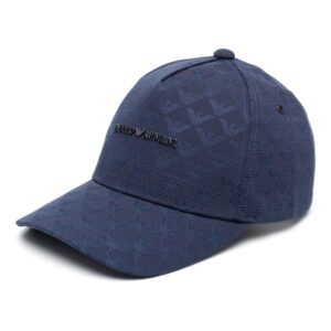 Emporio Armani monogram-pattern baseball cap