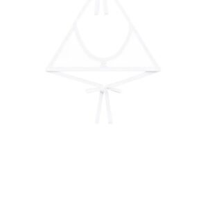 Courrèges  Buckle contrasting-trim bra