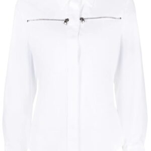 Alexander McQueen  zip-embellished cotton shirt