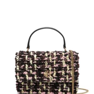 Tory Burch mini Kira tweed tote bag