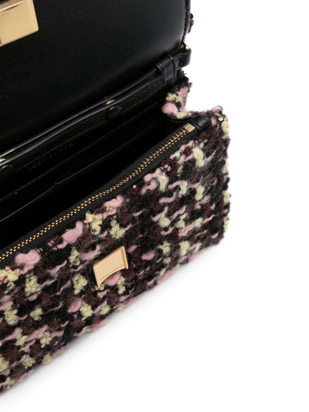 Tory Burch mini Kira tweed tote bag - Image 5