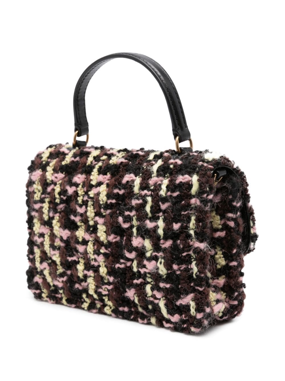 Tory Burch mini Kira tweed tote bag - Image 3